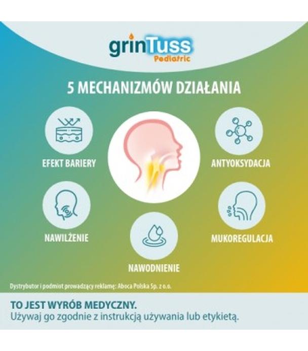 GRINTUSS PEDIATRIC Syrop dla dzieci na kaszel suchy i mokry, 128 g