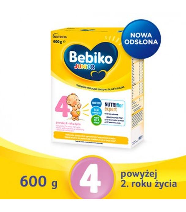 Bebiko Junior 4 NUTRIflor Expert, odżywcza formuła na bazie mleka, powyżej 2. roku życia, proszek, 600 g