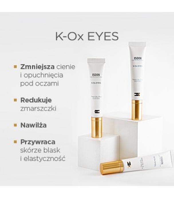 Isdinceutics K-OX EYES Krem z oksydowaną witaminą K na obrzęki i cienie pod oczami - 15 ml - cena, opinie, właściwości