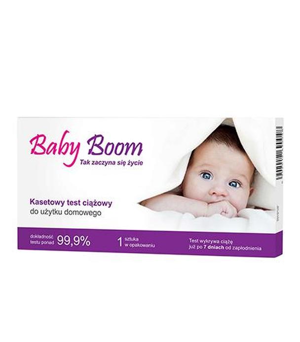 Test ciążowy BABY BOOM kasetowy 1 szt.- cena, opinie, stosowanie