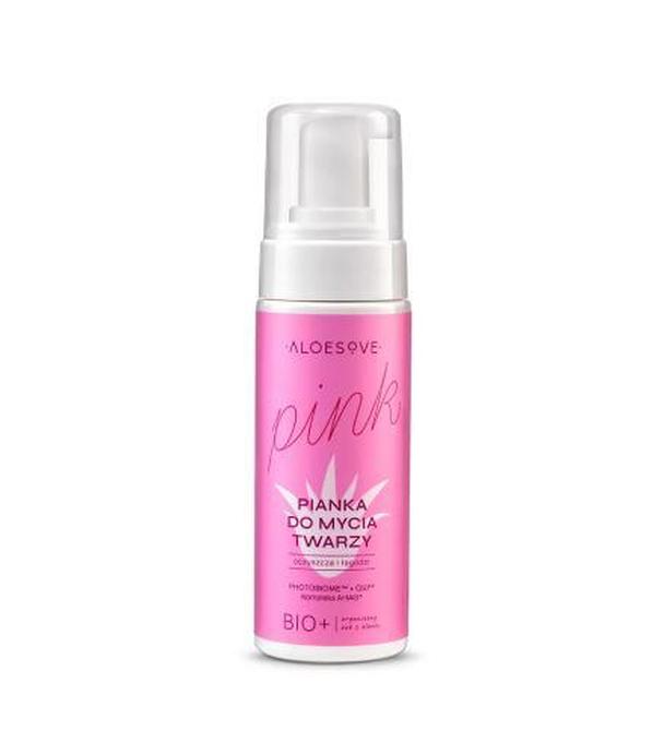 Aloesove Pink Pianka myjąca do twarzy, 150 ml