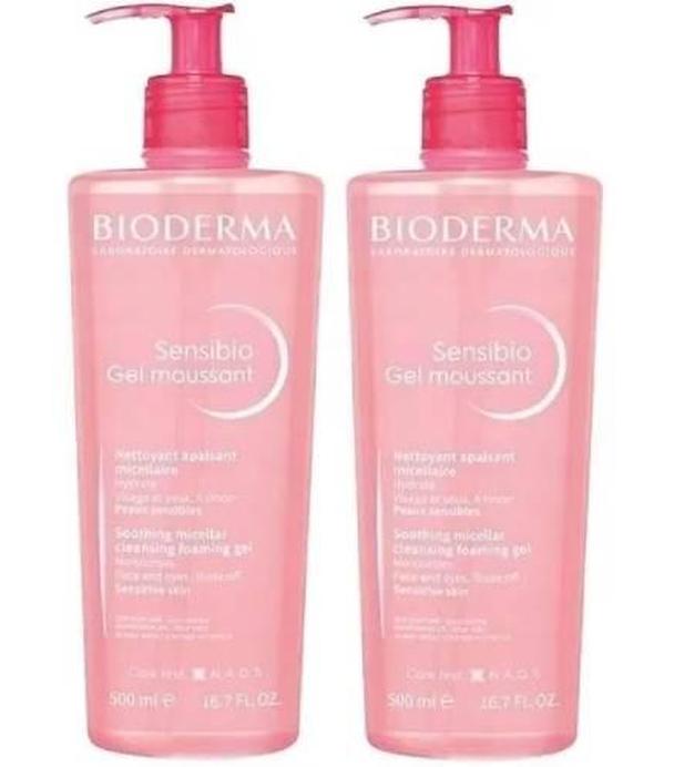 Bioderma Sensibio Gel moussant łagodzący żel micelarny 2 x 500 ml