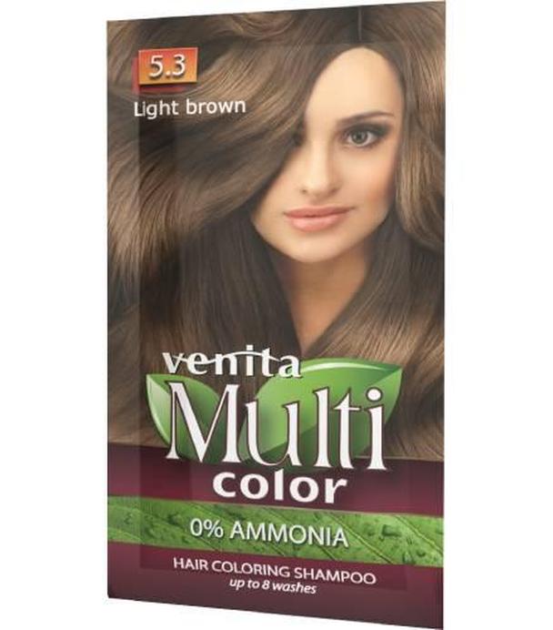 Venita Multi Color, szampon koloryzujący, 5.3 Jasny Brąz, 40 g