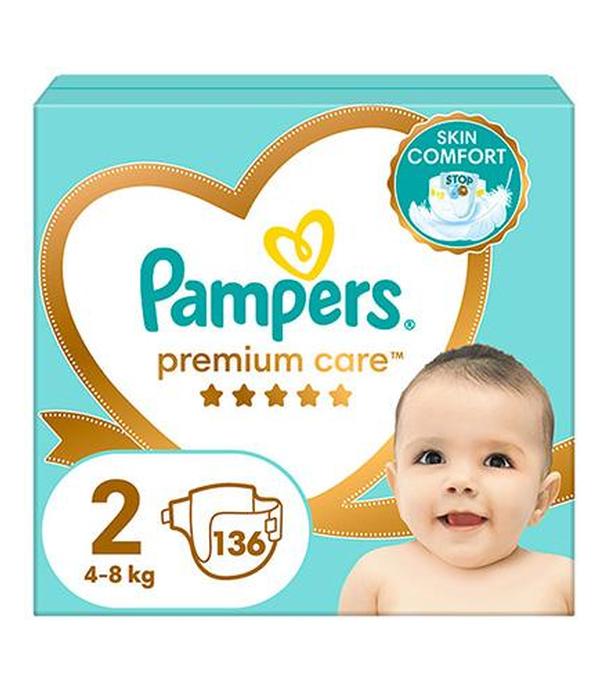 Pampers Premium Care pieluszki rozmiar 2, 4 kg - 8 kg, 136 sztuk