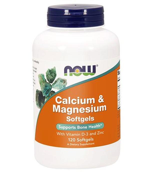 NOW FOODS Calcium & Magnesium - 120 kaps.