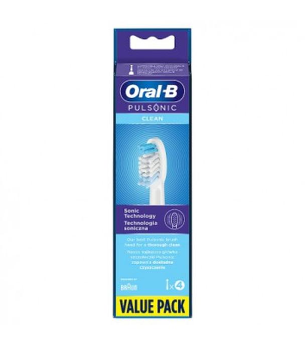 Oral - B Pulsonic Clean SR32 Końcówki do szczoteczki elektrycznej, 4 szt., cena, opinie, stosowanie