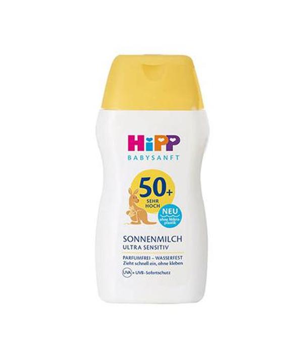 Hipp Babysanft Balsam ochronny na słońce SPF 50+, 200 ml, cena, opinie, właściwości
