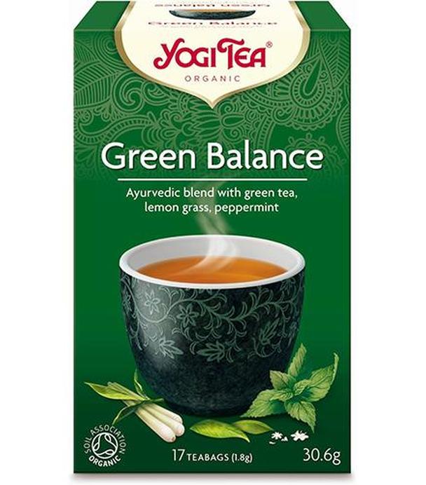 Yogi Tea Organic GREEN BALANCE Zielona harmonia BIO - 17 sasz. - cena, opinie, stosowanie