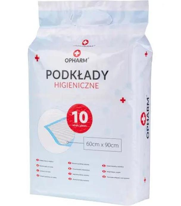 Opharm podkłady higieniczne 60 x 90 cm, 10 sztuk
