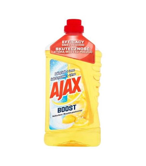 Ajax Boost Soda oczyszczona + Cytryna Płyn czyszczący - 1 l - cena, opinie, stosowanie