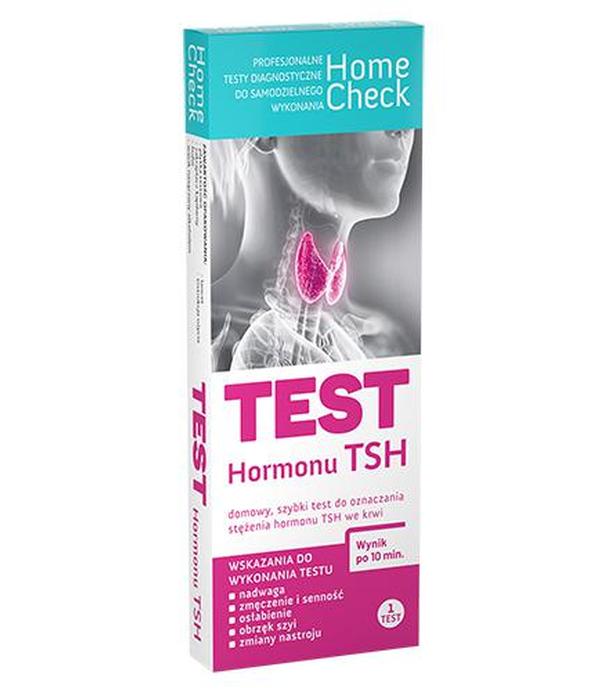 Milapharm Home Check Test Hormonu TSH, 1 szt., cena, opinie, stosowanie - ważny do 2025-10-31
