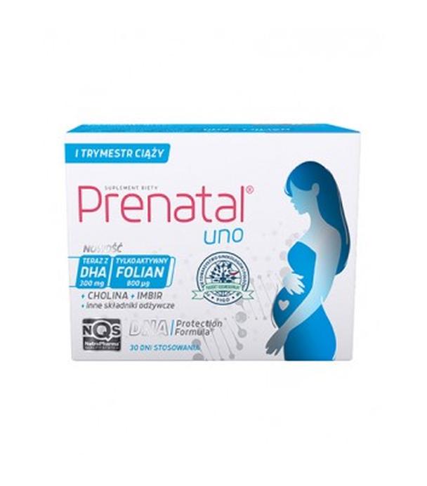 Prenatal Uno, 30 kapsułek + 30 kapsułek