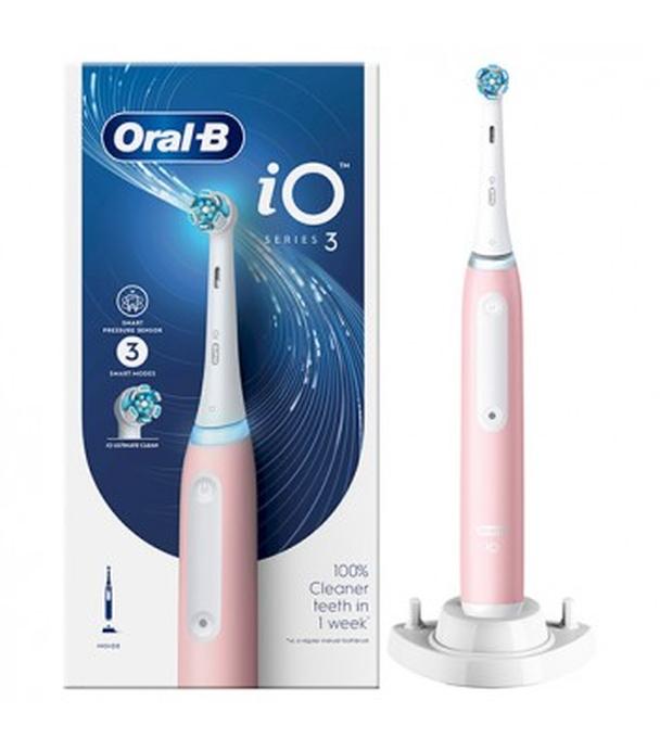 Oral-B iO 3 Pink Szczoteczka elektryczna, 1 końcówka  - 1017992 - uszkodzone kartonowe opakowanie