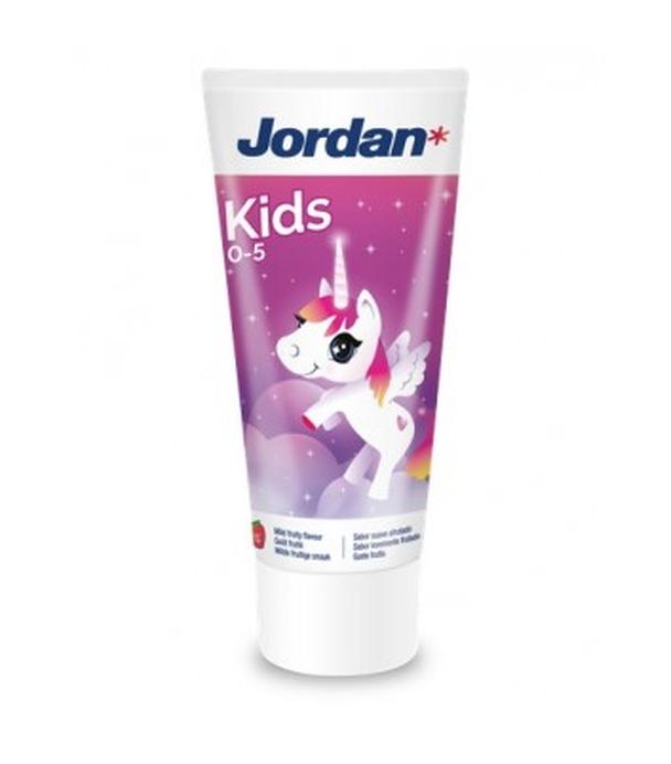 Jordan Kids pasta do zębów  dla dzieci 0-5 lat - 50 ml Pasta z fluorem - cena, opinie, właściwości