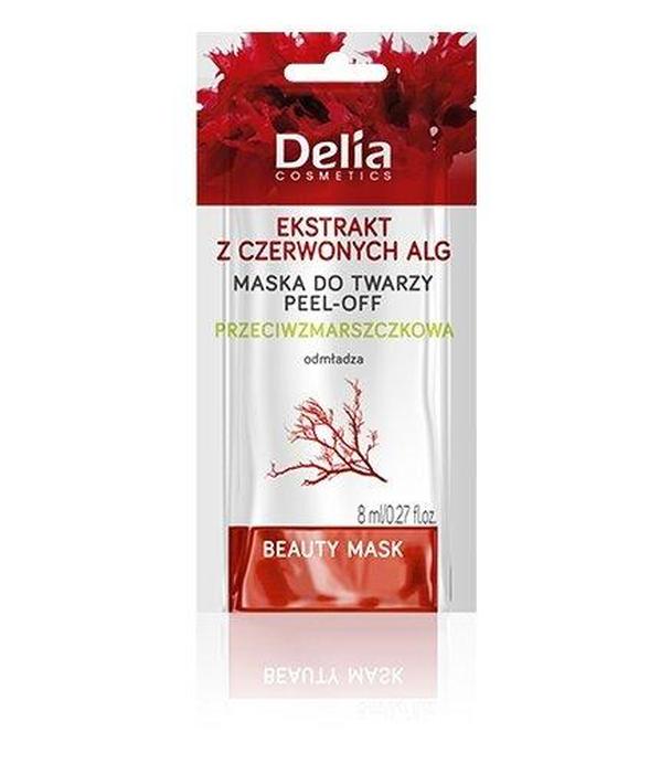 Delia Przeciwzmarszczkowa maseczka do twarzy peel-off, 8 ml