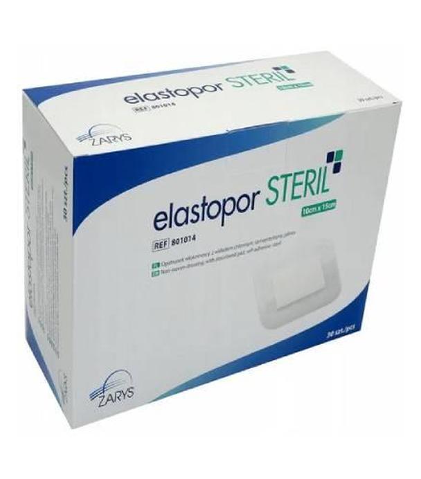 Elastopor Steril, Opatrunek jałowy włókninowy samoprzylepny z wkładem chłonnym 10 cm x 15 cm, 30 sztuk