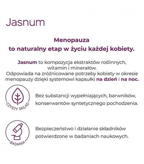 Jasnum 30+30 kapsułek, na objawy menopauzy