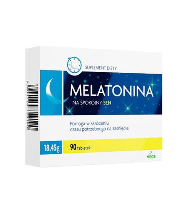 Melatonina 1 mg, 90 tabletek