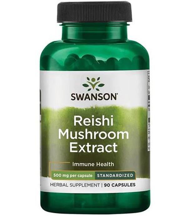 SWANSON Reishi Mushroom Extract 500 mg - 90 kaps.