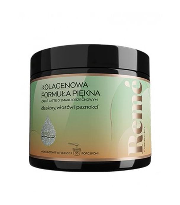 REME KOLAGENOWA FORMUŁA PIĘKNA Caffe Latte o smaku orzechowym, 150 g - ważny do 2025-09-14