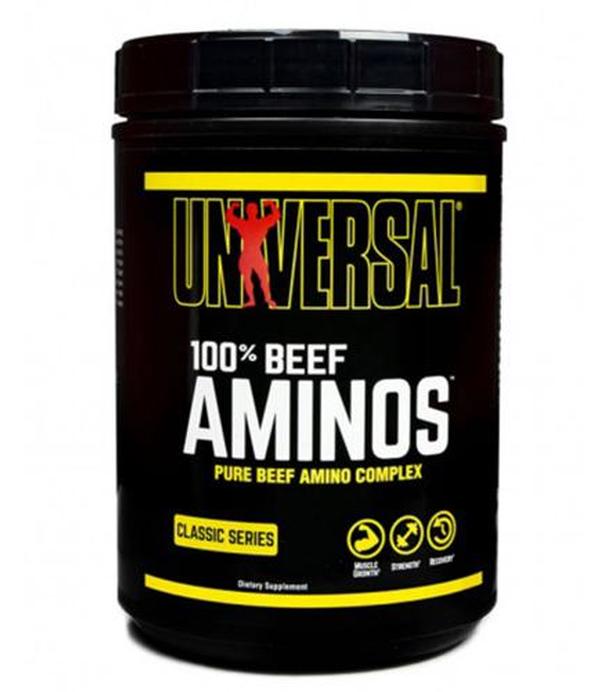UNIVERSAL 100% Beef Aminos - 200 tabl. - cena, opinie, składniki