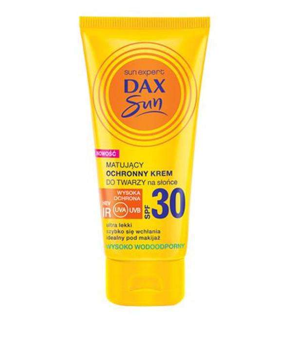 Dax Sun Matujący ochronny krem do twarzy SPF 30 - 50 ml - cena, opinie, właściwości  - ważny do 2025-01-31