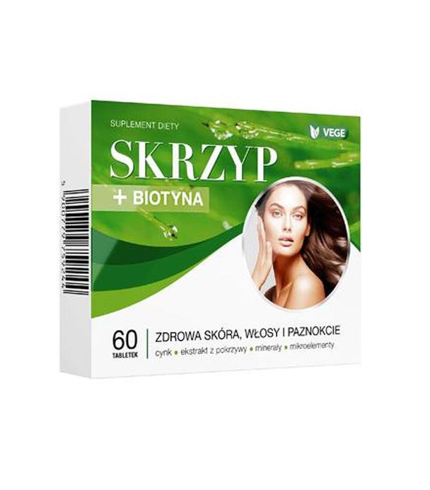 Skrzyp + Biotyna, 60 tabletek