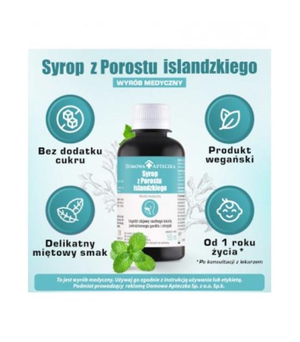 DOMOWA APTECZKA Syrop z porostu islandzkiego, 165 ml