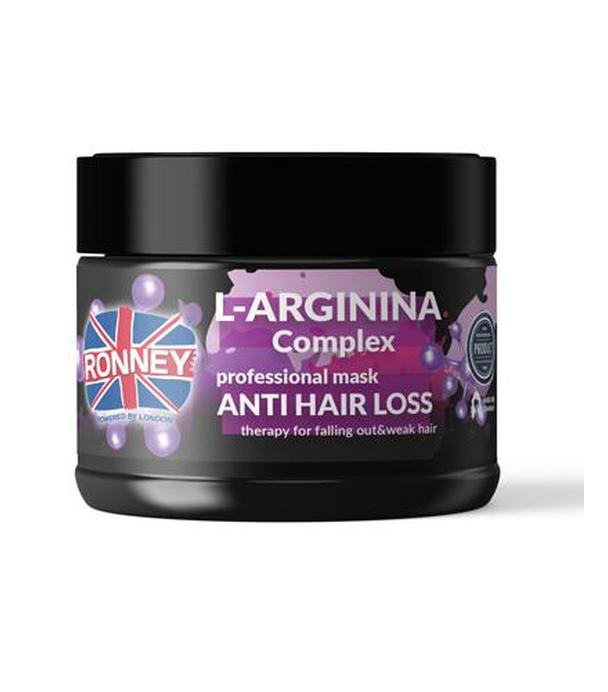 Ronney Professional Mask L-Arginina Complex Anti Hair Loss Therapy Maska przeciw wypadaniu włosów, 300 ml