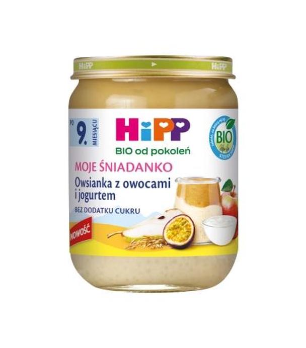 Hipp Bio od pokoleń, Owsianka z owocami i jogurtem, po 9. m-cu, 160 g