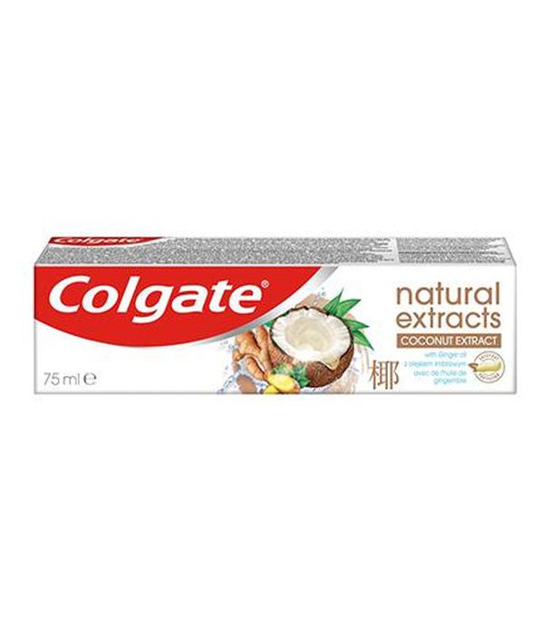Colgate natural extracts Ekstrakt kokosa z olejkiem imbirowym pasta do zębów - 75 ml - cena, opinie, właściwości