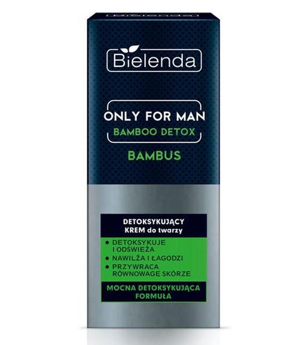 Bielenda Only For Man Detox Bambus Krem detoksykujący do twarzy - 50 ml - cena, opinie, właściwości