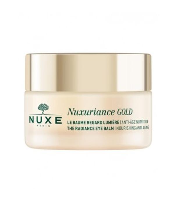 Nuxe Nuxuriance® Gold Rozświetlający balsam pod oczy, 15 ml, cena, opinie, właściwości