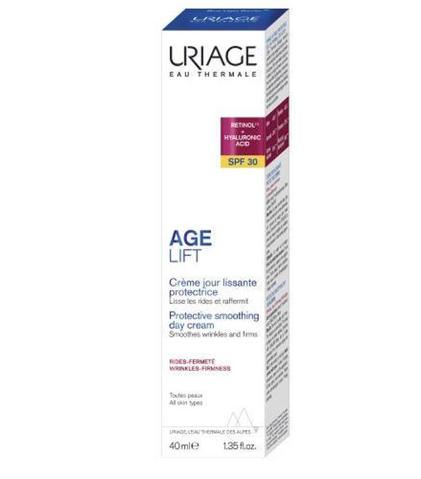 Uriage Age Lift wygładzający krem ochronny na dzień SPF 30, 40 ml