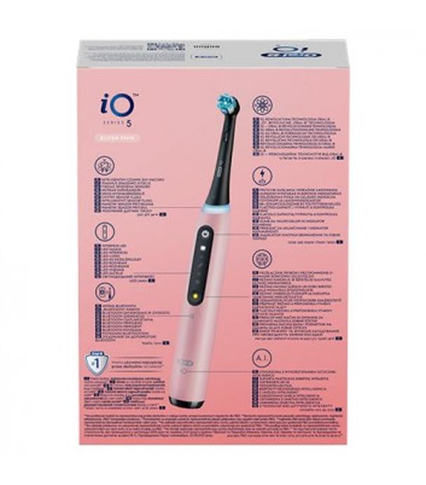 Oral-B iO 5 Różowa Szczoteczka elektryczna, 1 sztuka