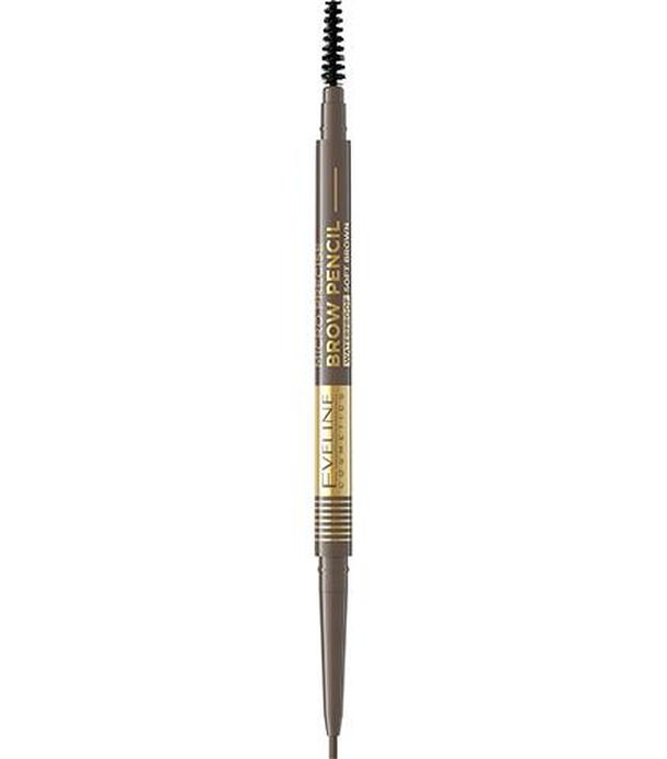Eveline Micro Precise Brow Pencil Ultraprecyzyjna kredka do brwi Soft Brown 02 - 1 szt. - cena, opinie, właściwości