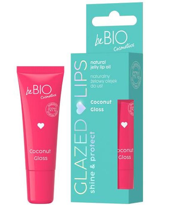 BeBio Glazed Lips, Olejek do ust Coconut Glass, 10 ml