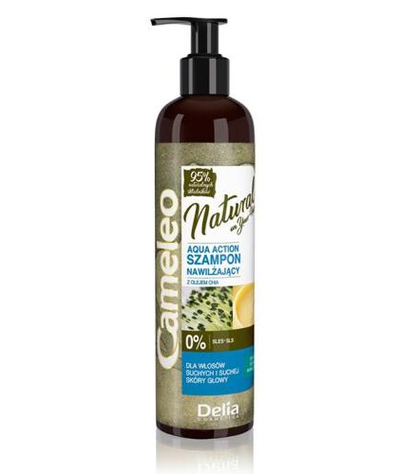 Cameleo Natural Aqua Action Szampon nawilżający - 250 ml Do włosów suchych i zniszczonych - cena, opinie, stosowanie