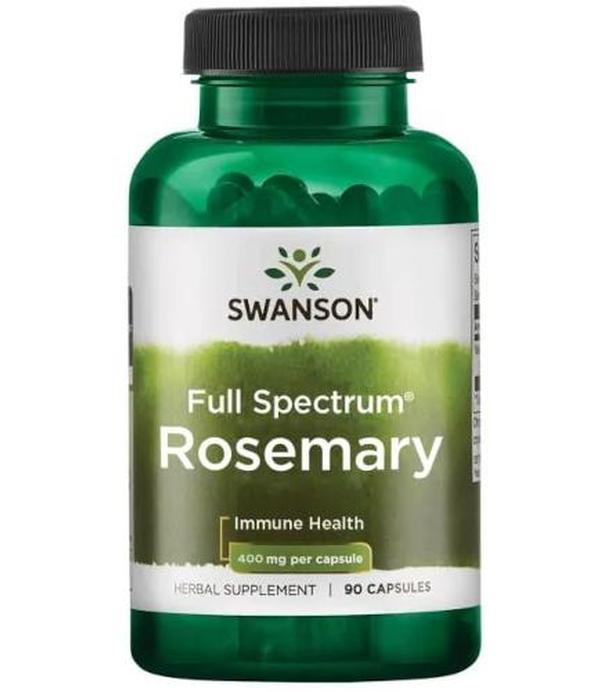 SWANSON Rozmaryn 400mg - 90 kaps.