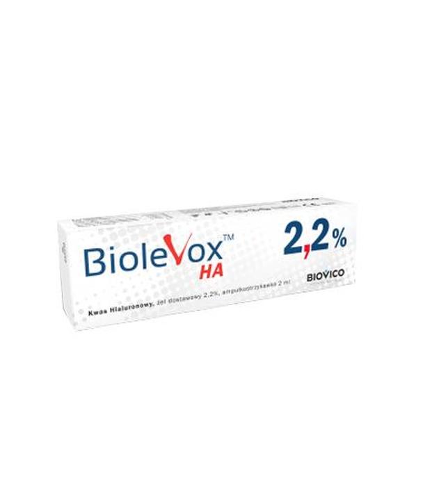 BIOLEVOX HA Żel dostawowy 2,2% - 2 ml (dawniej Alevox HA)