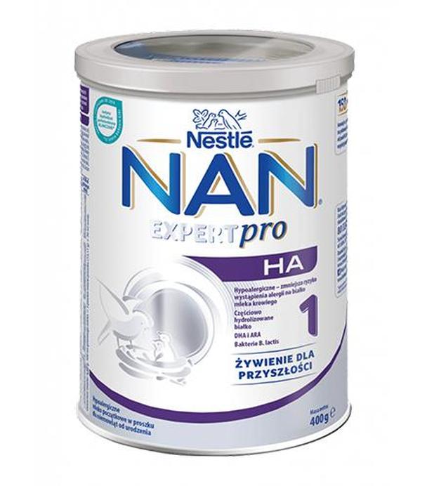 Nestle NAN EXPERT pro HA 1 Hypoalergiczne mleko początkowe dla niemowląt od urodzenia, 400 g