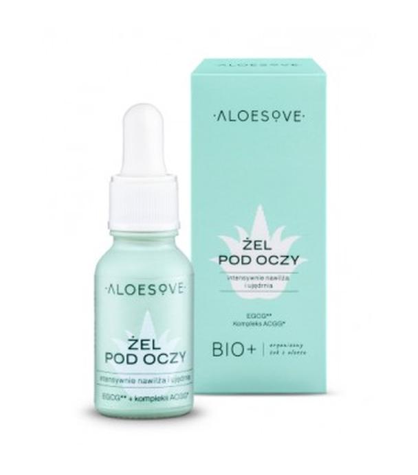 ALOESOVE Żel pod oczy nawilżający BIO+, 15 ml - ważny do 2025-10-31