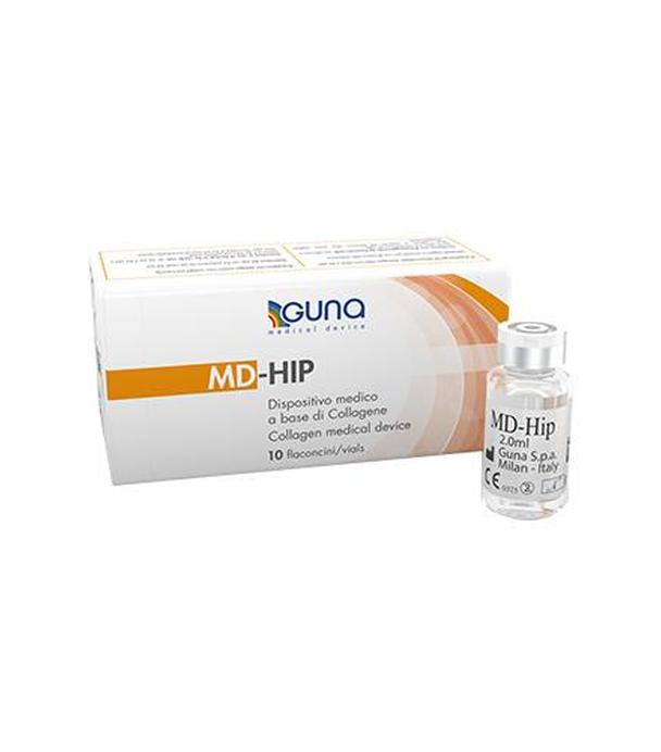 Md-Hip Wyrób medyczny na bazie kolagenu - 10 fiolek x 2 ml - cena, opinie, właściwości