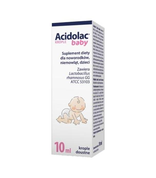 Acidolac baby krople - 10 ml - cena, opinie, składniki