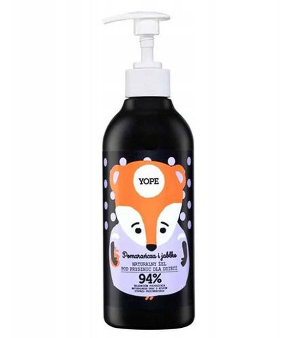 Yope Pomarańcza i jabłko Naturalny żel pod prysznic dla dzieci - 400 ml - cena, opinie, właściwości