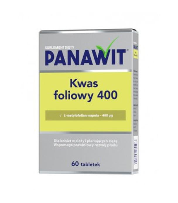 Panawit Kwas foliowy 400, 60 tabletek  - ważny do 2025-05-31