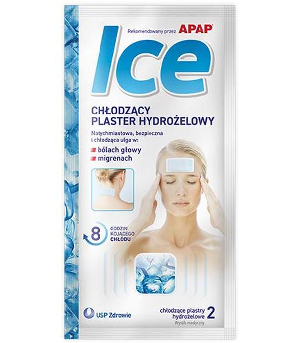 APAP ICE Chłodzący plaster hydrożelowy, 2 sztuki