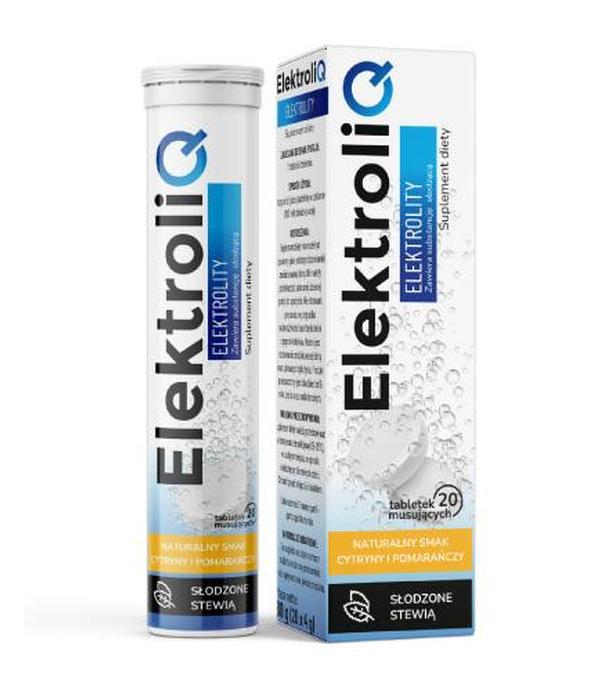 BioceriQ Pharma, ElektoliQ, tabletki musujące, 20 sztuk