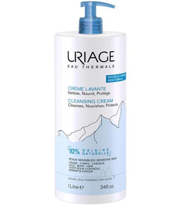 Uriage Creme Lavante Krem do mycia z Wodą Termalną Uriage z Alp francuskich, 1000 ml, cena, opinie, wskazania