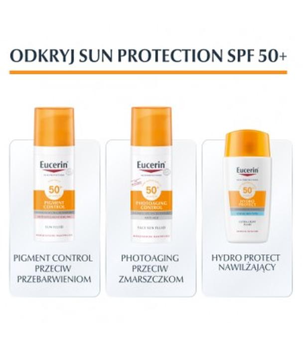 Eucerin Sun Oil Control SPF 50+ Dry Skin Żel-Krem ochronny ultralekki, 50 ml